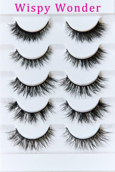 SO PINK BEAUTY Mink Eyelashes Variety Pack 5 Pairs - Cocoa Yacht Club