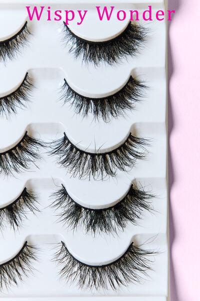 SO PINK BEAUTY Mink Eyelashes Variety Pack 5 Pairs - Cocoa Yacht Club